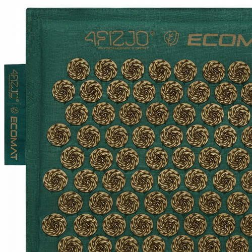 Мат для акупунктури  4FIZJO Eco Mat Аплікатор Кузнєцова Navy Green/Gold - фото №2